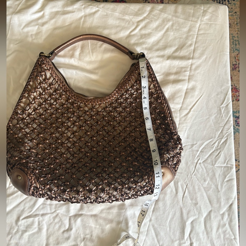 Cole Haan Sierra Open Weave Leather Purse - Picture 4 of 13